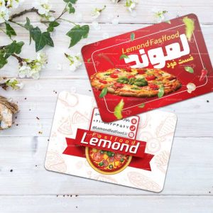 کارت ویزیت فست فود